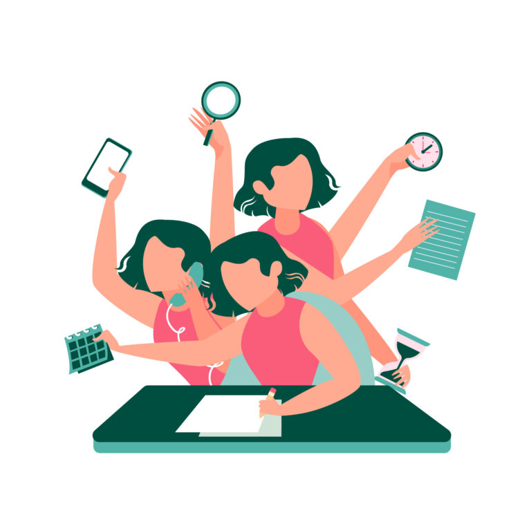 Woman doing invisible work