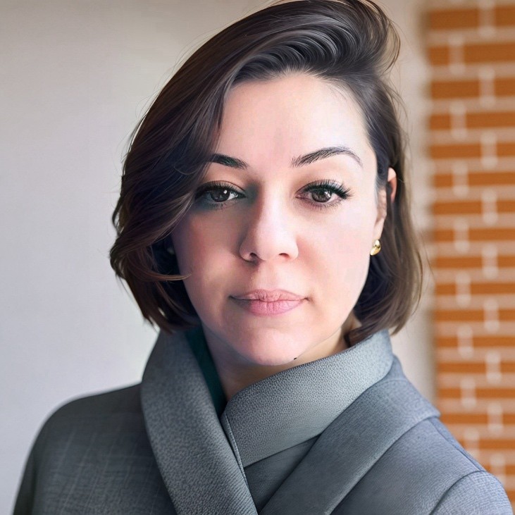 Dr Hoda Looking at camera confidently